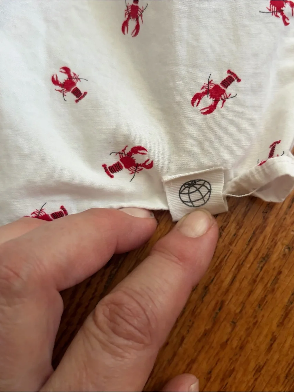 J.Crew Mens XL Red Lobster Print Shirt 2T Toddler Father and Son Set Nautical